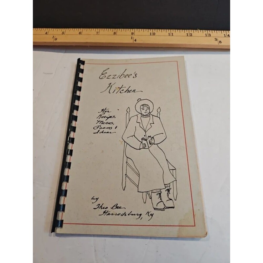 Vintage Ezzard's Kitchen Harrodsburg KY Cookbook Floy Coon